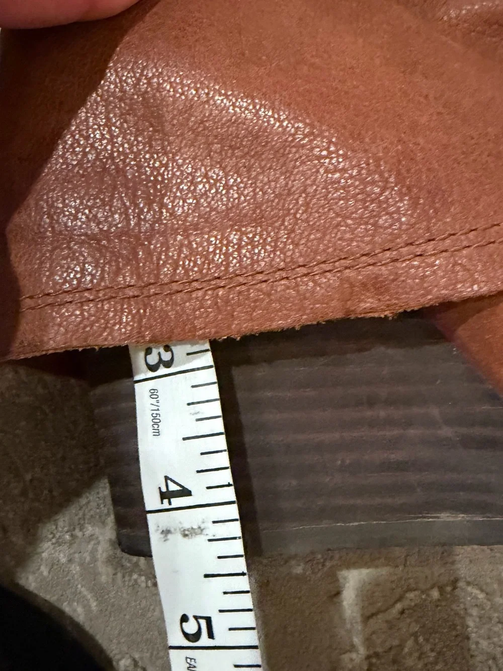 Vince Camuto Brown Almay Leather Boots with Button Detail size 8.5